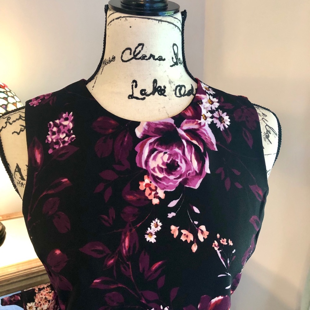 Spenser Jeremy black floral dress